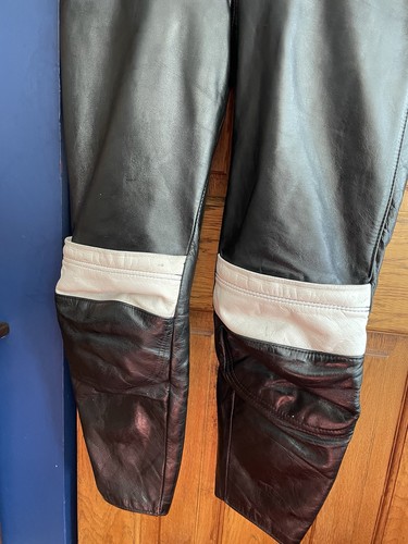 Vintage Motorcycle Leather 1P Suit Scott UK Leathers Motorbike One Piece 112cm - Picture 6 of 16