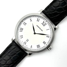 Montblanc Tradition Date 7336 Quartz Watch Si...