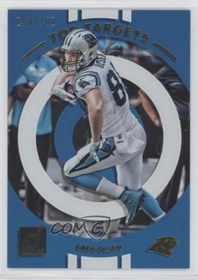 2017 Panini Donruss Top Targets Holo /100 Greg Olsen #21 07rd