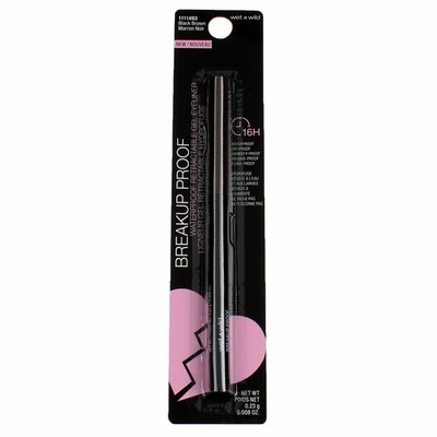 Wet n Wild Breakup Proof Retractable Gel Eyeliner, Black Brown 1111493, Water...