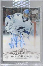 2018-19 Upper Deck Clear Cut Andrei Vasilevskiy #CC-AV Auto 0c3