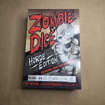 Zombie Dice Horde Edition COMPLETE - Base Game + All Expansions - Steve Jackson