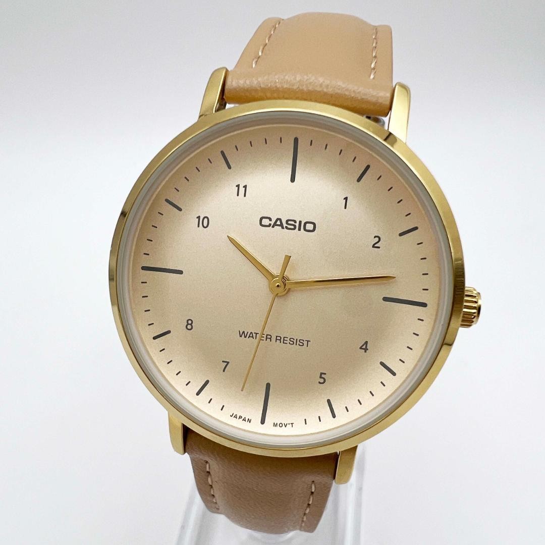 Battery Replaced CASIO LTP-VT03 Watch Gold Beige