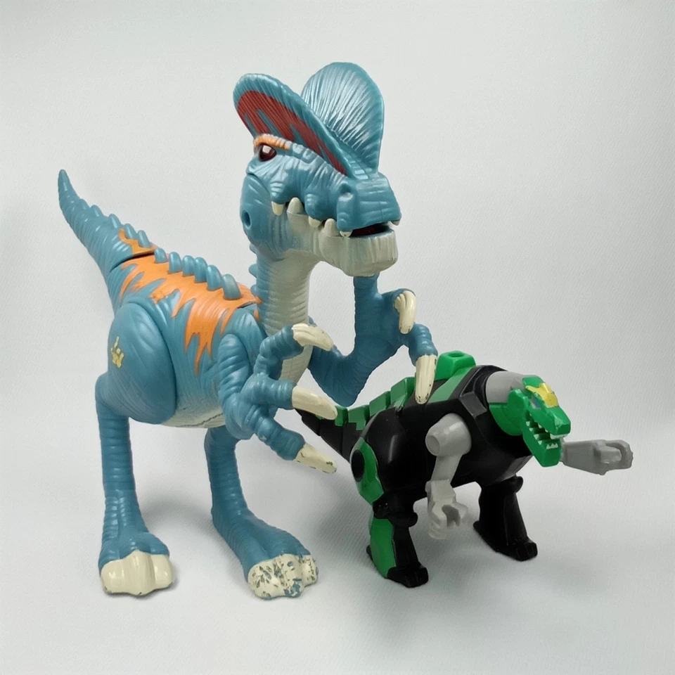 Juego de 2 figuras de acción de dinosaurio vintage Hasbro años 90 Foto 2 de 4