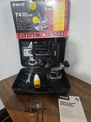 Trend T4ELK 850 Watt regelbare Oberfräse 115 Volt (gebraucht)