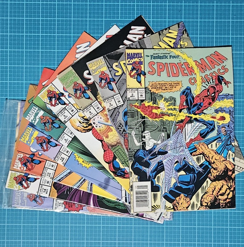 Spider-Man Classics (1993) - lot of 9 - Steve Ditko - Stan Lee - reprint series