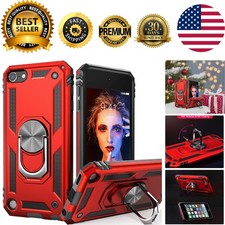 Shockproof iPod Touch Case with Built-in Kickstand - Red for All Ages
