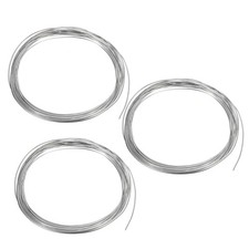 3 Roll High Purity Zinc Wire 20 Pure Zinc Beading Wire 0.8mm 16.4"/Roll