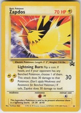 Zapdos 23 Promo Wizards Black Star Promos Pokemon Near Mint on eBay