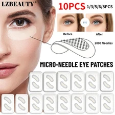 Microneedle Eye Patches Mask Korean Skin Care Hyaluronic Acid1-10pcs Antiwrinkle