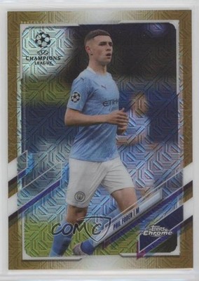 2020-21 Topps UEFA Champions League Japan Edition 9/50 Phil Foden #34 q2c