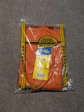 Grundens Of Sweden Jacket Mens Small Orange Brigg Hooded Model 40 Rain Coat 