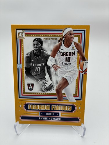 2025 Panini Donruss WNBA Franchise Features Rhyne Howard #4 Press Proof Gold /10