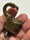 Antique Yale & Towne Brass Padlock with Original Yale Key (F18) — photo 9