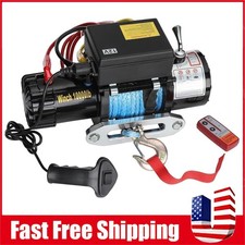 Electric Winch For Jeep Wrangler Usa 10000lb 10000 Lb Off-road Synthetic Rope
