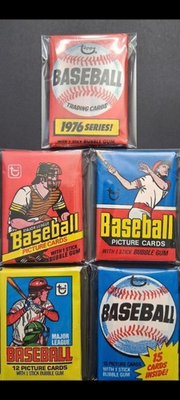 #ad BLACK FRIDAY * * 1976 1980 * Topps BASEBALL Sealed Wax Pack Lot NICE $475.00