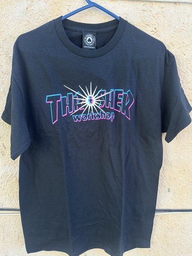 Thrasher Magazine x Alien Workshop NOVA Skateboard T Shirt BLACK