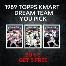 1989 Topps Kmart Dream Team #1-33 - YOU PICK - Complete Your Set