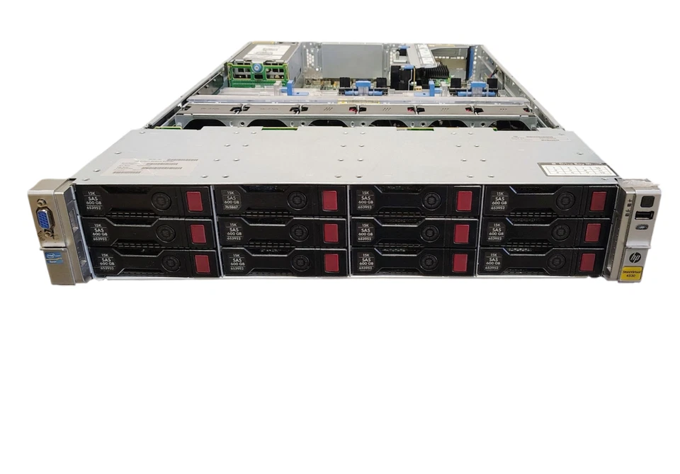 HP ProLiant DL380P Gen8 Server 1 XEON E5-2620 All Caddies Included No HDD No Ram - Image 3 of 4