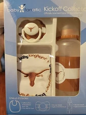 Baby Fanatic Kickoff Collection UT Longhorns New Bib Paci Bottle Longhorn Austin