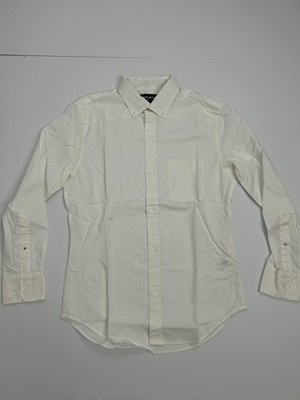 Bonobos Mens The Stretch Everyday LS Button Down Shirt White Small Short NEW