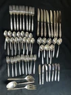 Rose Solitaire by Towle Sterling Silver Flatware Set 57 Pieces 5lbs 4oz