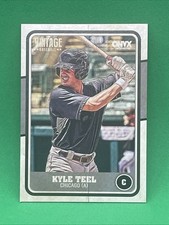KYLE TEEL 2025 Onyx Vintage BASE CARD White Sox