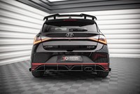 Heckansatz Diffusor Passend FüR Hyundai I20 N Mk3 Roter Kern