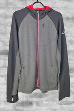 Icebreaker Quantum LS Zip Hood Merino Jacket Mens M 260 Midweight Zip RRP £185