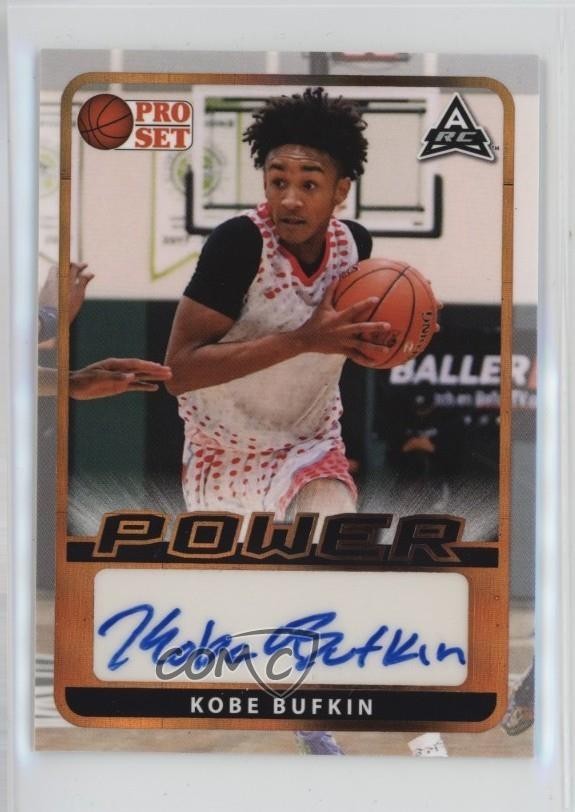 2021-22 Leaf Pro Set Power Base Kobe Bufkin #BA-KB2 Auto 1ss7