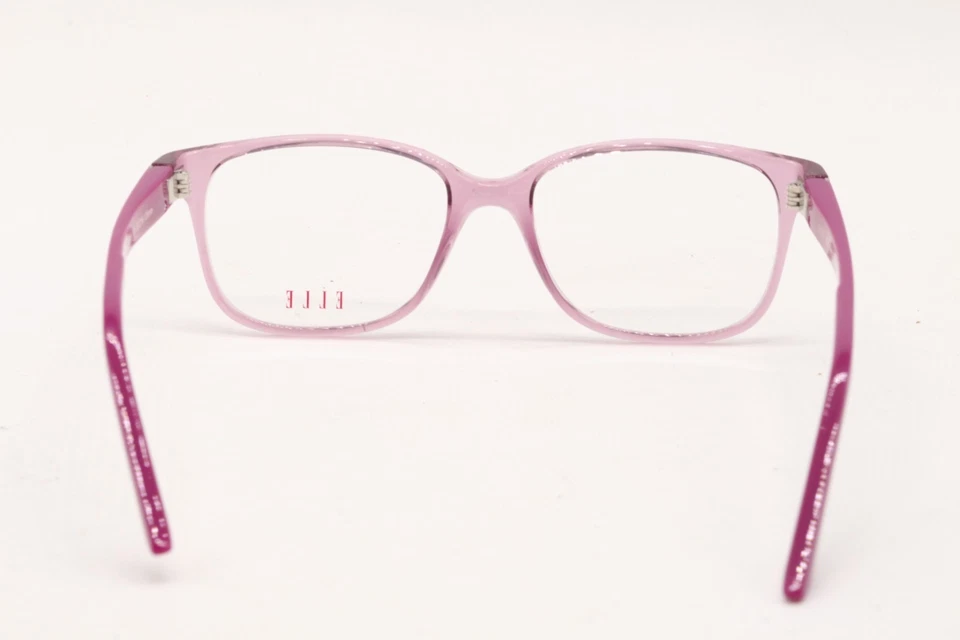 NUEVAS GAFAS ELLE EL 13395 VO PÚRPURA ROSA AUTÉNTICO MARCO DE DISEÑO 52-16 Foto 4 de 4