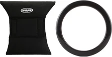 Evans EQ Pad Bass Drum Muffler + Bass Drum O's HBL4 Value Bundle