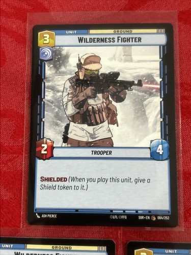 3x Star Wars Unlimited - Wilderness Fighter- 064/252 Spark of Rebellion (NM) x3 - Picture 2 of 6