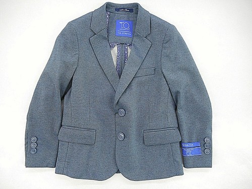 Toddler/Boys T.O. Collection Blue Stretch 2PC. Suit Slim & Husky Sizes 2 - 14 - Picture 2 of 8