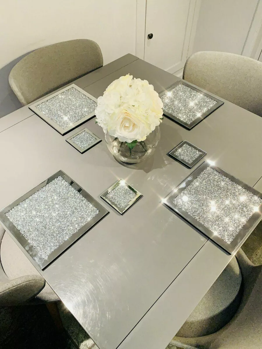 Crystal sale table coasters