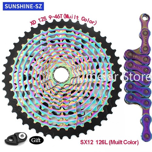 MTB XD Cassette 12 Speed Bike Fly Freewheel Bicycle Sprocket Chains For SRAM XG - Picture 7 of 25