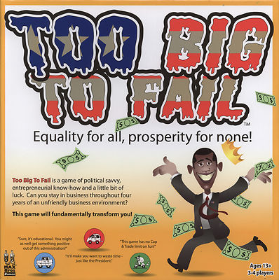 Too Big to Fail: Equality for All, Prosperity for None Collectible Board Game 