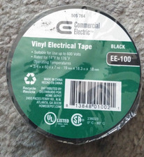Commercial Electric Electrical Tape Vinyl Black 3/4" x 60 ft. 505764