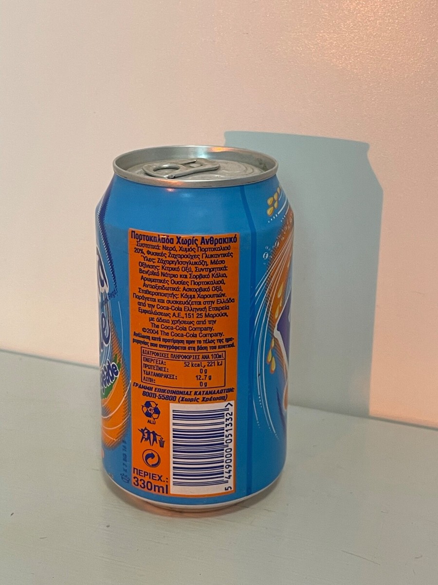 FULL SEALED 330ml FANTA Blue Orangeade 2004 from Greece | eBay