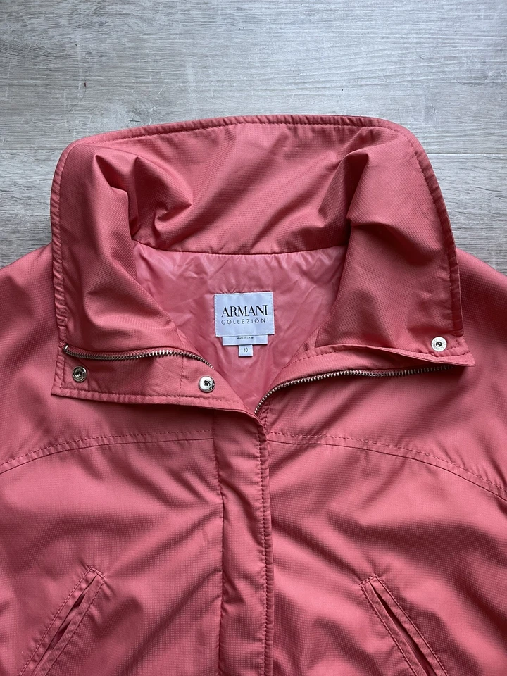Armani Collezioni Womens Windbreaker Size 10 (46) - Image 4 of 4