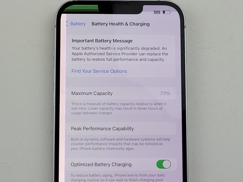 Apple iPhone 14 Plus (A2632) 128GB - Purple (Unlocked) - *DAMAGED* - Clean IMEI - Picture 6 of 11