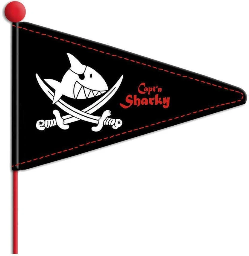 Capt'n Sharky Wimpelstange für Kinderfahrrad