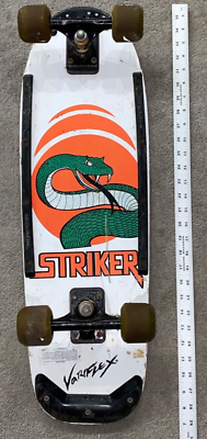 Vintage 80's Variflex Striker Skateboard Snake Complete