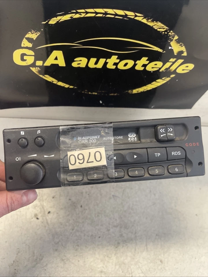 Opel Astra G Vectra B 7645852520  Kassettenradio Radio 90532620 CODE FEHLT! - Bild 2 von 4