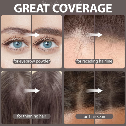 2 Pack Hairline Powder for Women and Men, Used to Root Touch up Hair Color, Thin - Picture 3 of 12