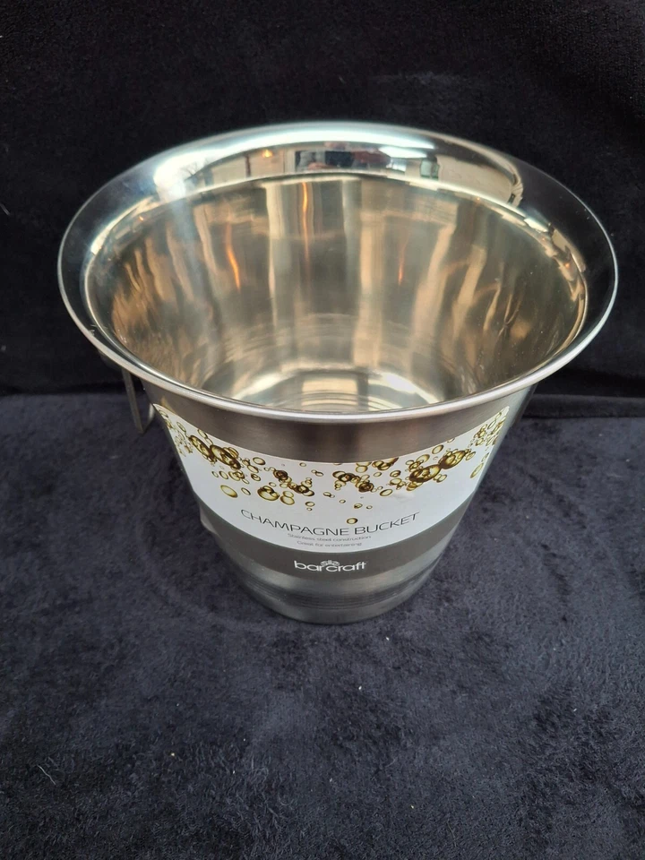 BARRA ARTESANAL CUBO CHAMPAGNE ACERO INOXIDABLE - NUEVO CON ETIQUETA Foto 3 de 4