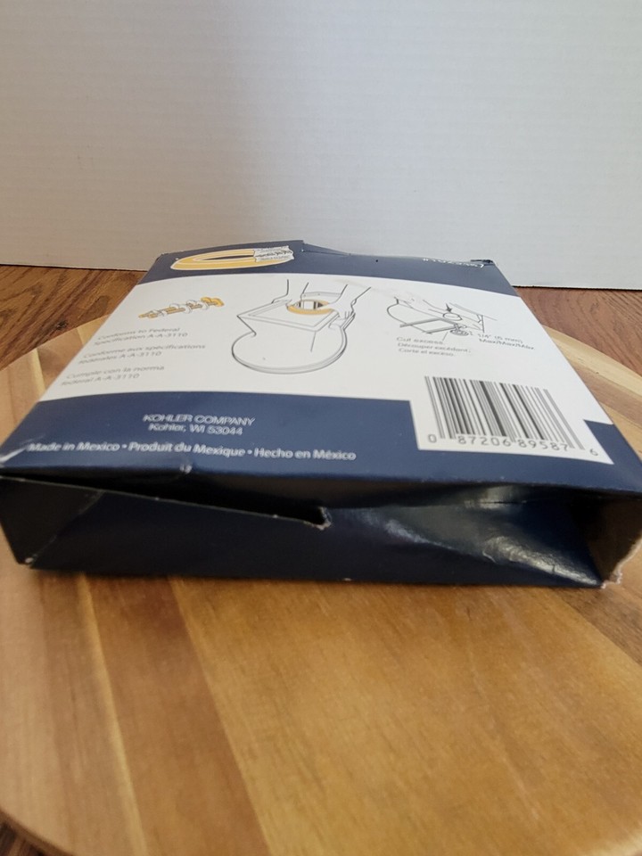 Kohler Wax Toilet Bowl Gasket Ring Set w/ Nuts Washers Bolts 1023457 A