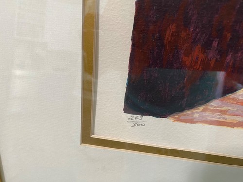 Ltd Edt Professional Matt+Frame + Signed Corinne Hartley "Piano Lessons" 263/300 - Picture 7 of 12