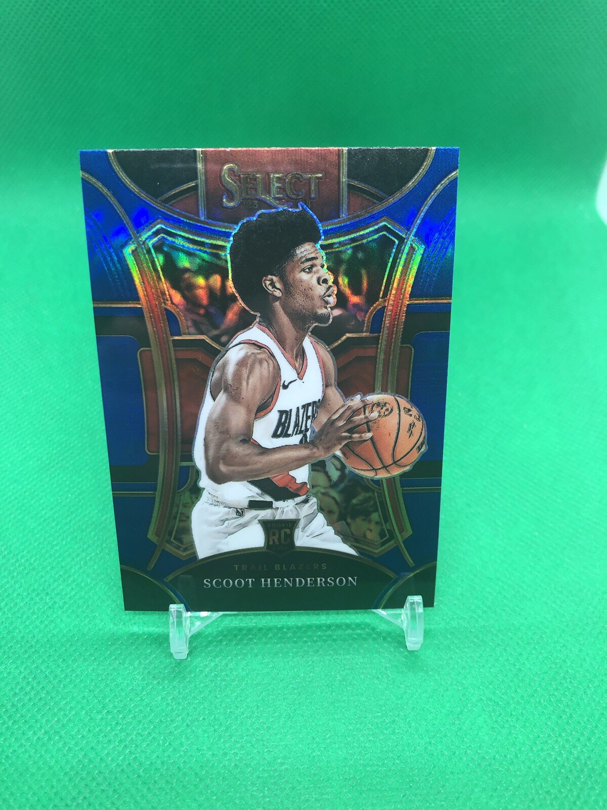 2023-24 Panini Select - Mezzanine Level Scoot Henderson #324 Blue Prizm (RC)