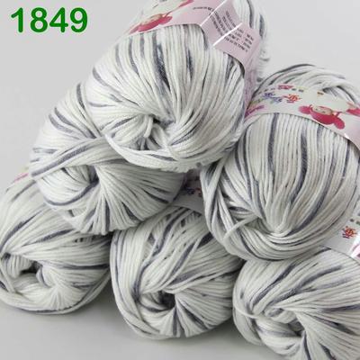 Sale New Lot 6ballsx50g Soft Cashmere Silk Velvet Children Hand Knitting Yarn 49